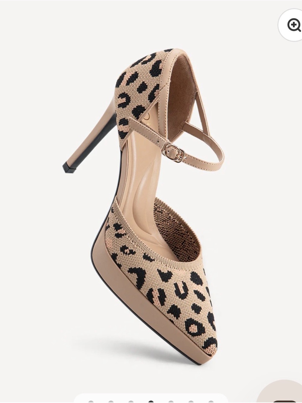 Cosy Island Leopard Print Pumps NEW - Picture 4 of 10